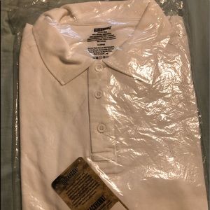 White Blackhawk brand polo